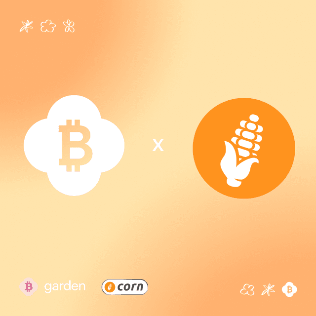 Bridge Bitcoin to Corn in Seconds